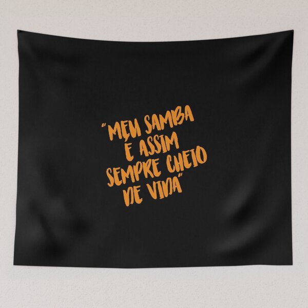 Item preview, Brazilian samba. ”Meu Samba é Assim sempre cheio de vida”. designed and sold by paulo silveira.