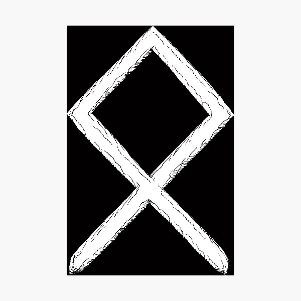 Item preview, Othala Rune - White designed and sold by GrizzlyGaz.