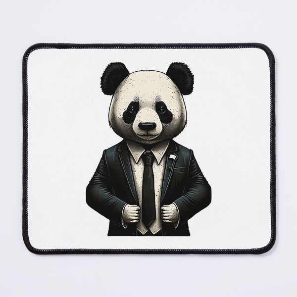 Item preview, Businessman Slick Panda  designed and sold by hamishby.