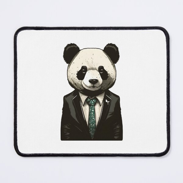 Item preview, Businessman Slick Panda  designed and sold by hamishby.