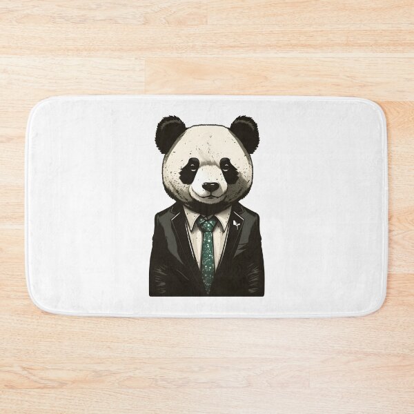 Item preview, Businessman Slick Panda  designed and sold by hamishby.