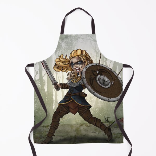 Item preview, Viking Warrior Woman in Battle designed and sold by ladyartnerd.