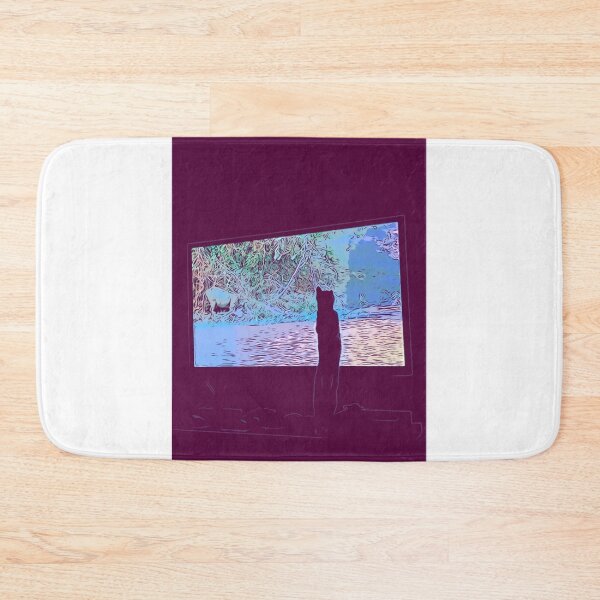 Item preview, TV Cat catches crocodile! designed and sold by betsybrown.
