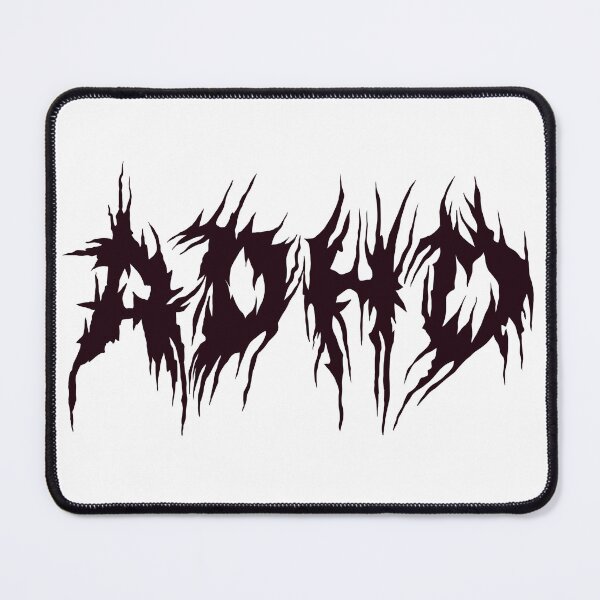Item preview, ADHD Metal logo designed and sold by Trinketstudio.