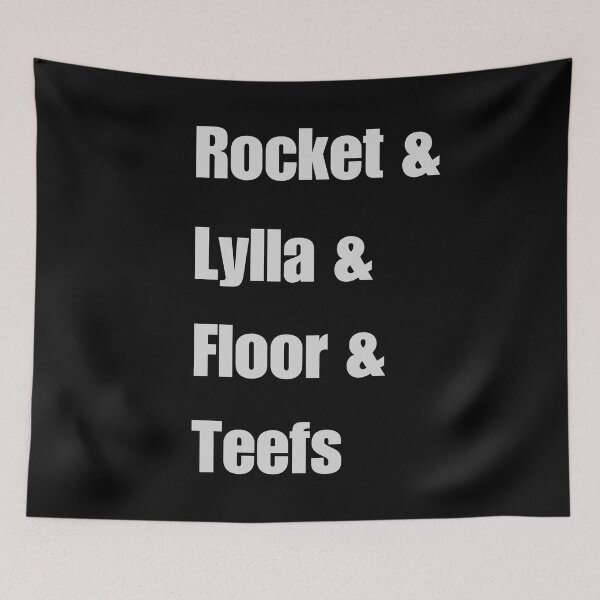 Item preview, ROCKET & LYLLA & FLOOR & TEEFS designed and sold by AboveUndrground.