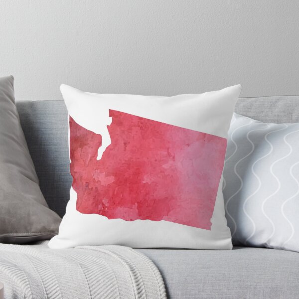 Item preview, Red Watercolor Washington designed and sold by kevgib.