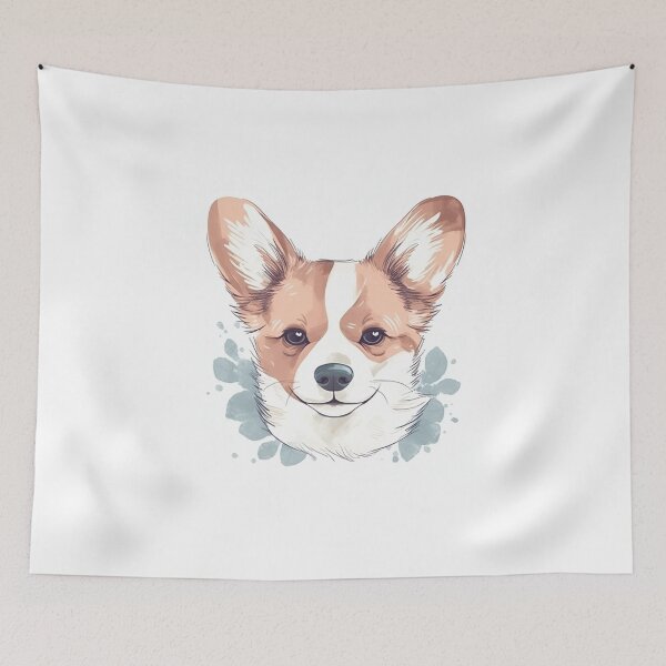 Item preview, Cute Corgi Illustration designed and sold by CC-ArtStudio.