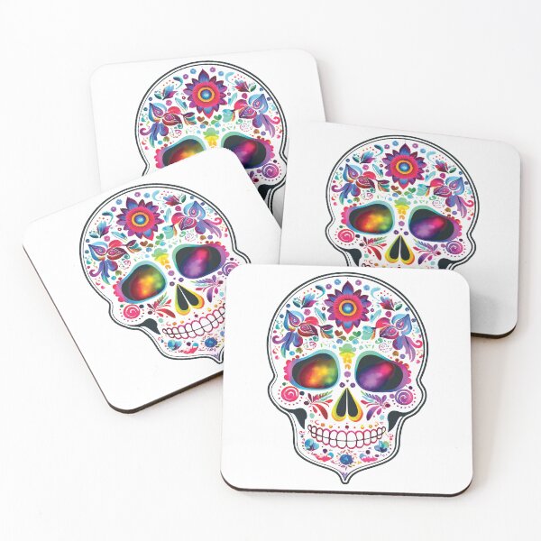 Item preview, Fireworks - Sugar Skull - Día De Los Muertos - Day of the Dead designed and sold by Rickie Pauley.