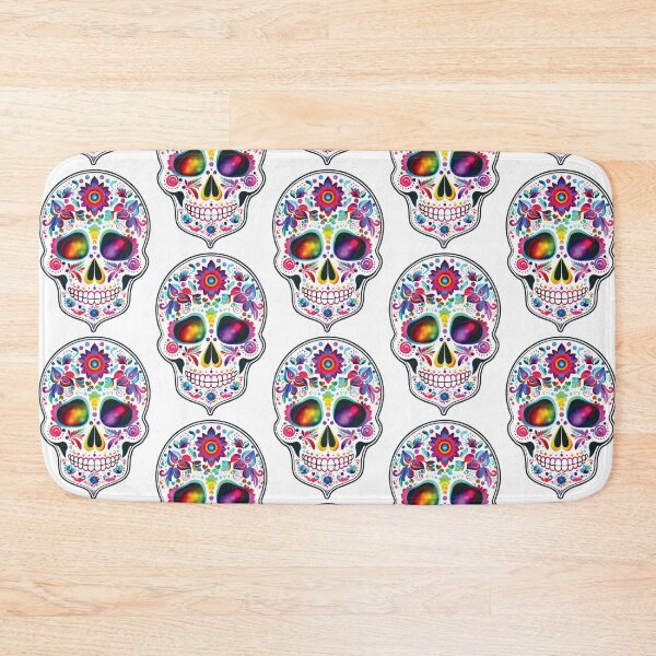 Item preview, Fireworks - Sugar Skull - Día De Los Muertos - Day of the Dead designed and sold by Rickie Pauley.