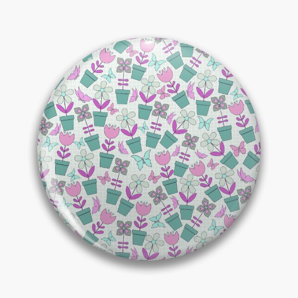 Item preview, Whimsical Flowerpots Green & Pink designed and sold by Ale's Art.