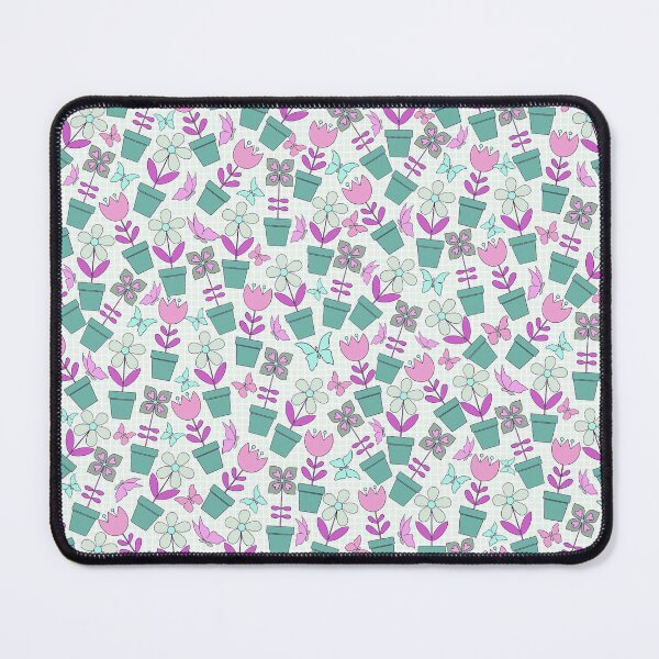 Item preview, Whimsical Flowerpots Green & Pink designed and sold by Ale's Art.