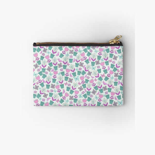 Item preview, Whimsical Flowerpots Green & Pink designed and sold by Ale's Art.
