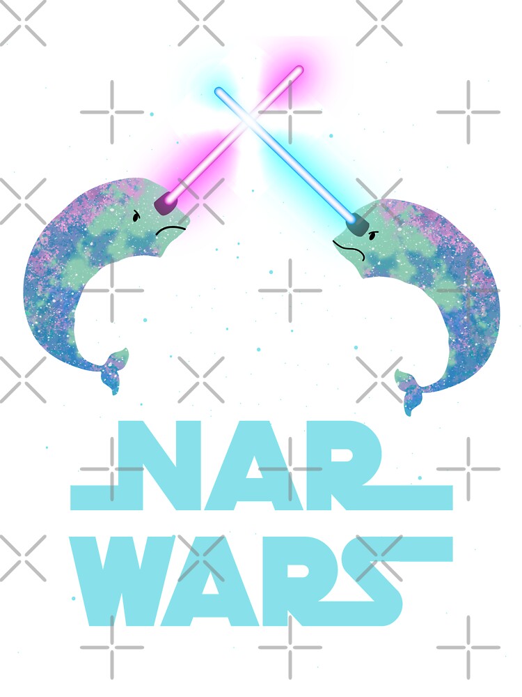 Narwhal The Great Nar Wars Parody Premium T-Shirt Narwhal The Great Nar Wars Parody Premium T-Shirt
