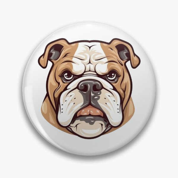 Item preview, Mean Bulldog Face designed and sold by CC-ArtStudio.