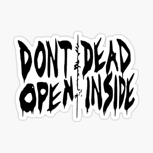Artikel-Vorschau von Öffnen Sie nicht tot im Inneren | Walking Dead inspiriert T-Shirt | Geschenk für Sie oder Ihn | Für Geeks | Für TV-Liebhaber, designt und verkauft von gigglingotter.