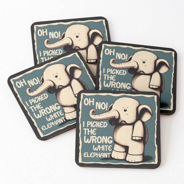 Item preview, oh no i picked the wrong white elephant designed and sold by hamishby.