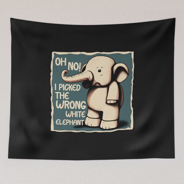 Item preview, oh no i picked the wrong white elephant designed and sold by hamishby.