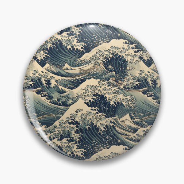 Item preview, The Great Wave off Kanagawa Pattern, Highly Detailed. designed and sold by Leo Rolph.