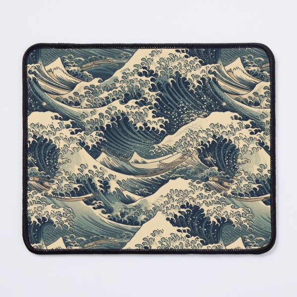 Item preview, The Great Wave off Kanagawa Pattern, Highly Detailed. designed and sold by Leo Rolph.