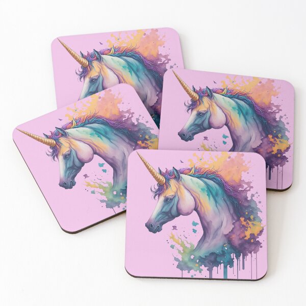 Item preview, multicolored unicorn designed and sold by Lunitacriss.