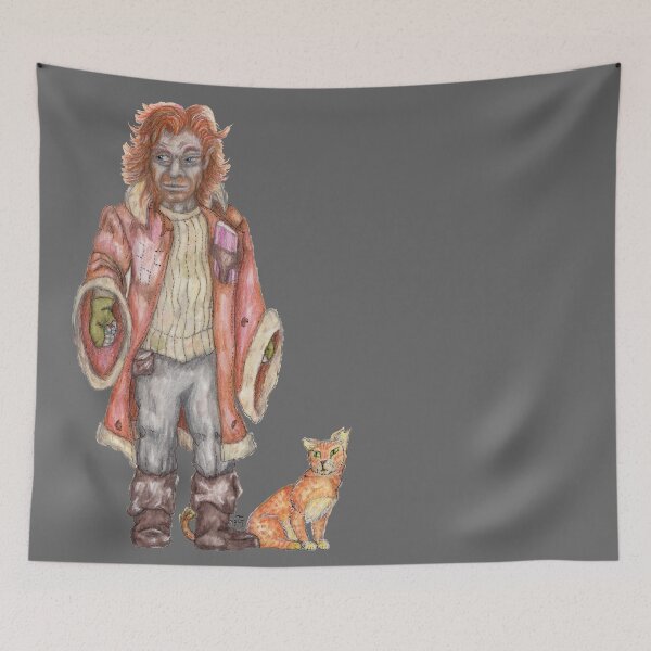 Item preview, Trash Wizard with Familiar designed and sold by TaylorJArts.