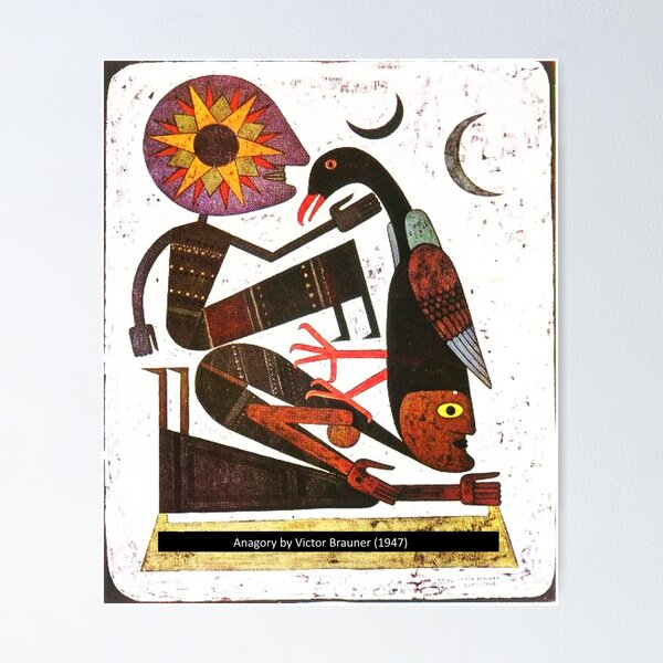 Item preview, Surreal Artist - Victor Brauner - Anagory (1947) designed and sold by mturns57.