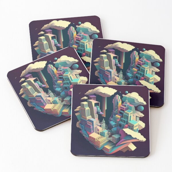 Item preview, Futuristic City Landscape - A Breathtaking View of Tomorrow designed and sold by centaurydesigns.