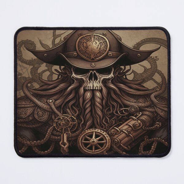Item preview, Fantasy Steampunk Pirate Skull Art designed and sold by gullettm.