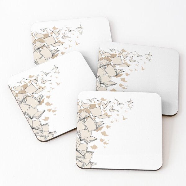 Item preview, Flying books - book lovers designed and sold by DuaaSiddiqui.