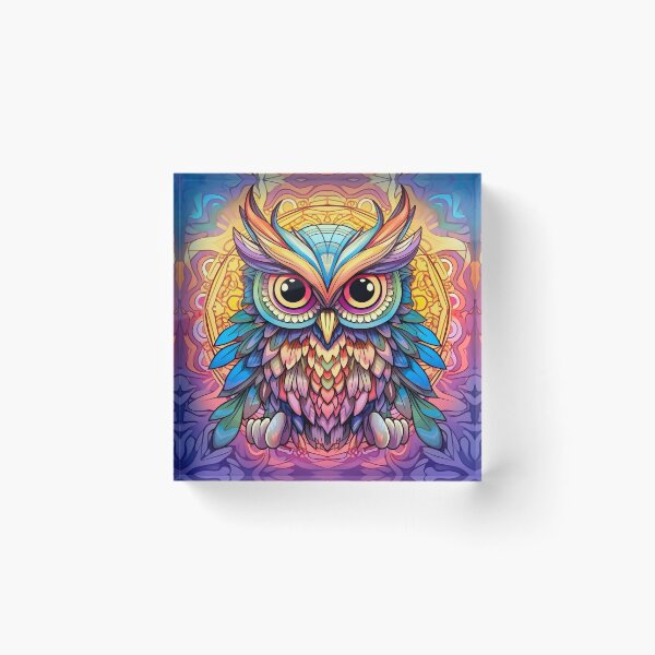 Item preview, Cute Owl Mandala 2  designed and sold by mark ashkenazi.