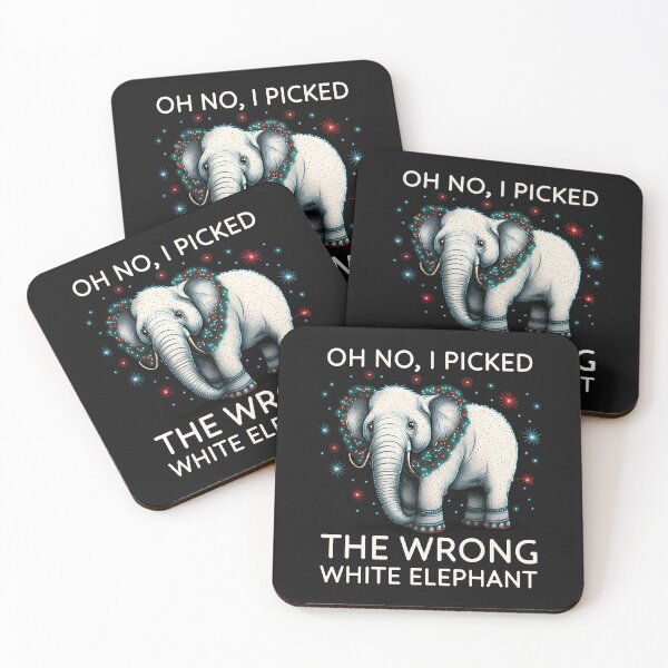 Item preview, oh no i picked the wrong white elephant designed and sold by hamishby.