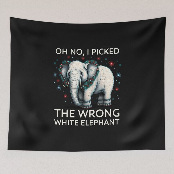 Item preview, oh no i picked the wrong white elephant designed and sold by hamishby.