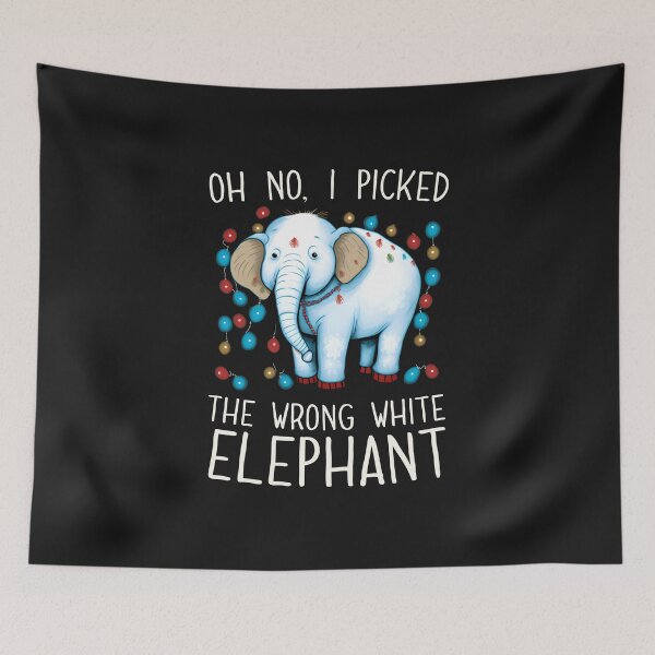 Item preview, oh no i picked the wrong white elephant designed and sold by hamishby.
