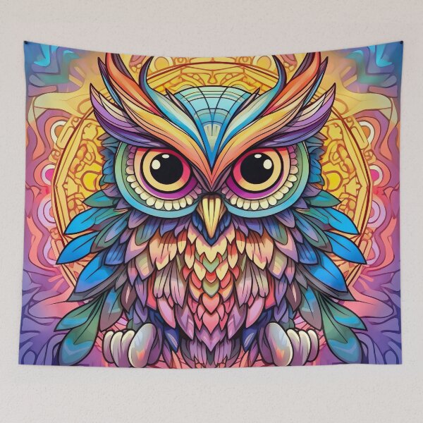 Item preview, Cute Owl Mandala 2  designed and sold by mark ashkenazi.