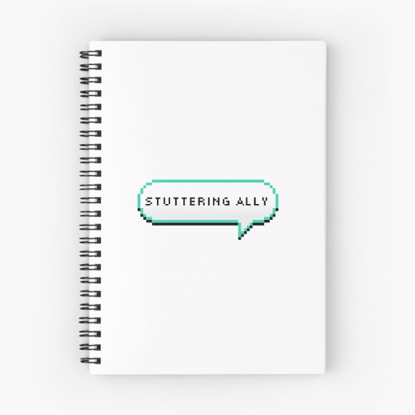 Item preview, Stuttering Ally (thin white speech bubble) designed and sold by NicoleSLP.
