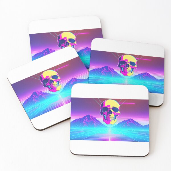 Item preview, synthwave skelly designed and sold by Hunter Newbold.