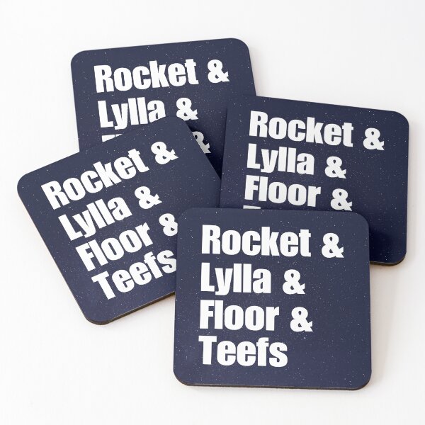 Item preview, ROCKET & LYLLA & FLOOR & TEEFS (GALAXY) designed and sold by AboveUndrground.