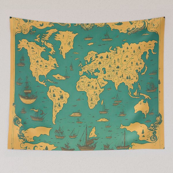 Item preview, vintage map designed and sold by Lunitacriss.