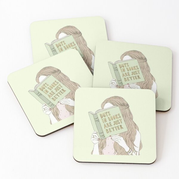 Item preview, Boys in books are just better - Girl reading book designed and sold by DuaaSiddiqui.