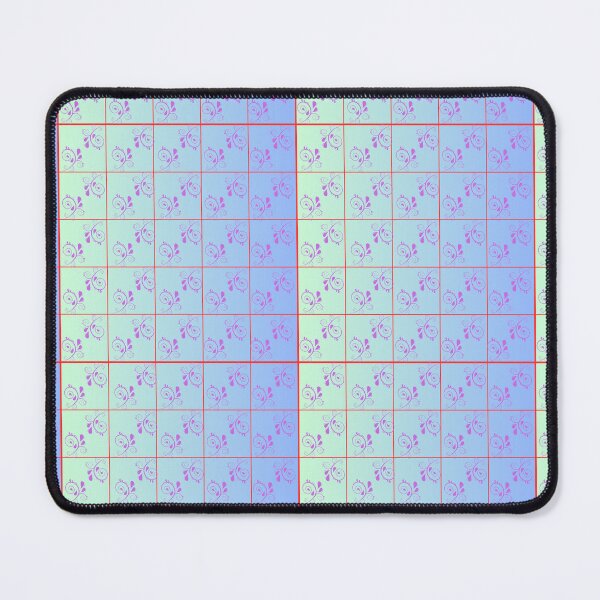 Item preview, Floral grid art on gradient background designed and sold by Giree07.