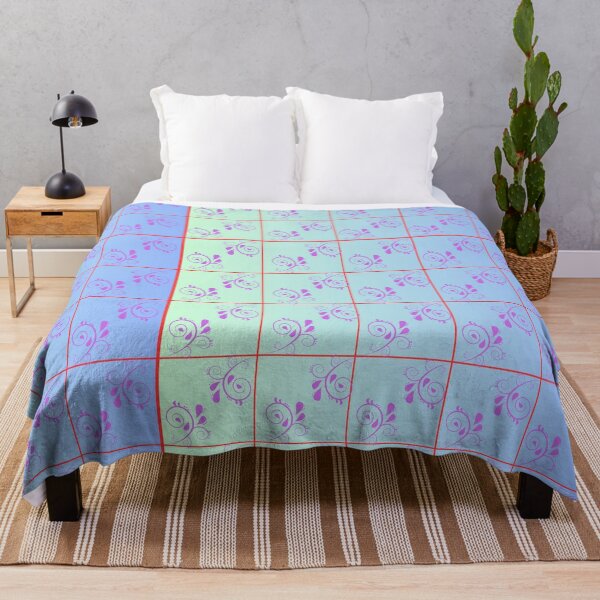 Item preview, Floral grid art on gradient background  designed and sold by Giree07.