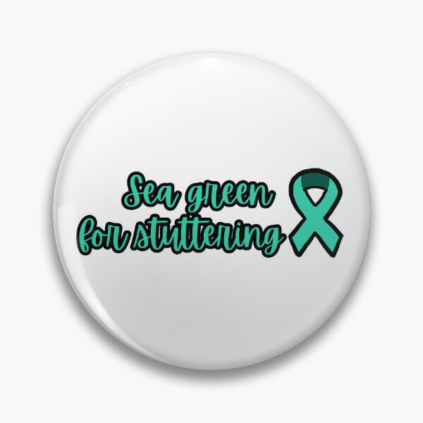 Item preview, Sea green for stuttering with ribbon designed and sold by NicoleSLP.