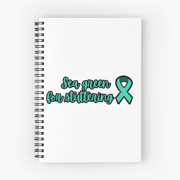 Item preview, Sea green for stuttering with ribbon designed and sold by NicoleSLP.