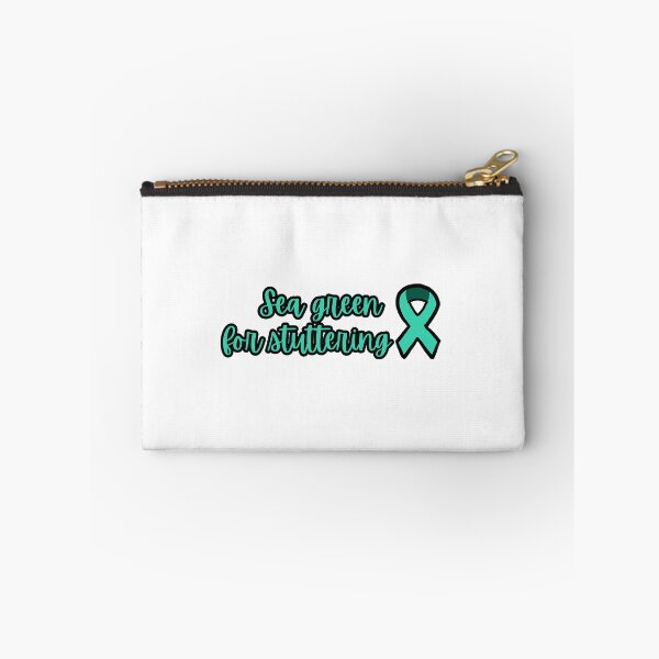 Item preview, Sea green for stuttering with ribbon designed and sold by NicoleSLP.