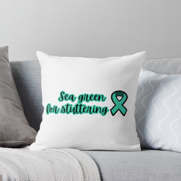 Item preview, Sea green for stuttering with ribbon designed and sold by NicoleSLP.