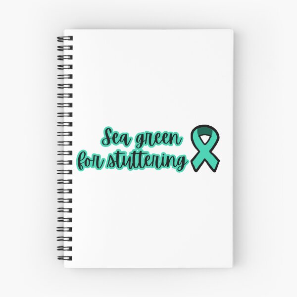 Item preview, Sea green for stuttering with ribbon designed and sold by NicoleSLP.