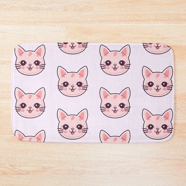 Item preview, Pink kawaii cat sticker designed and sold by HandCraftedArt.