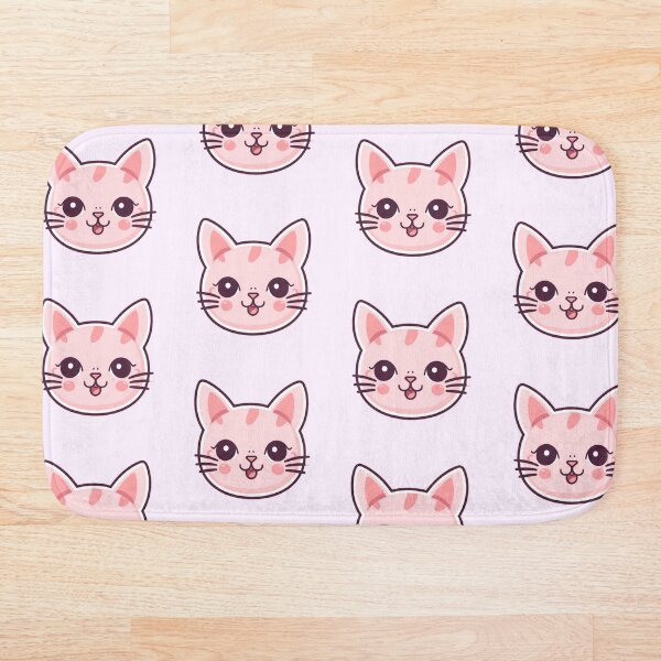 Item preview, Pink kawaii cat sticker designed and sold by HandCraftedArt.
