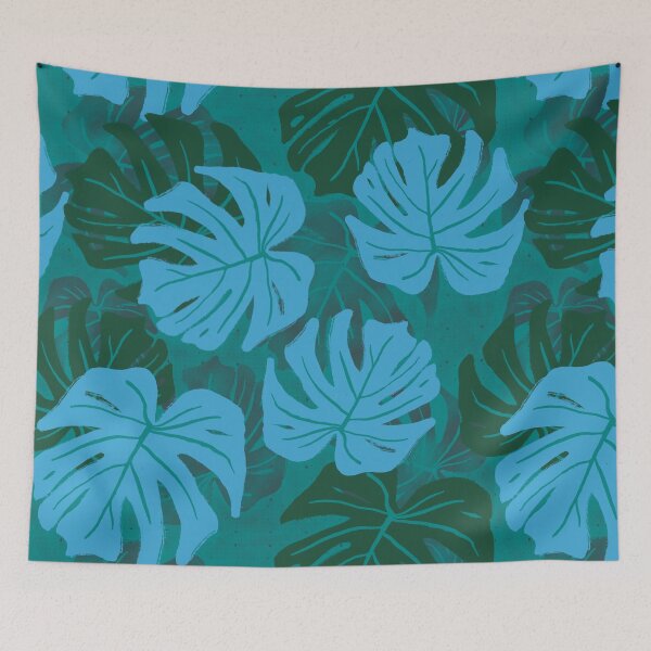 Item preview, Blue and green tranquil and vibrant vibes designed and sold by katerosestudios.