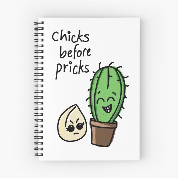 Item preview, Chicks before pricks!  designed and sold by RubyHood.